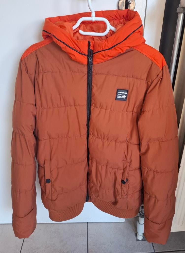Oranje winterjas VINGINO maat 176 of 16 jaar, Kinderen en Baby's, Ophalen of Verzenden, Zo goed als nieuw, Vingino, Jongen