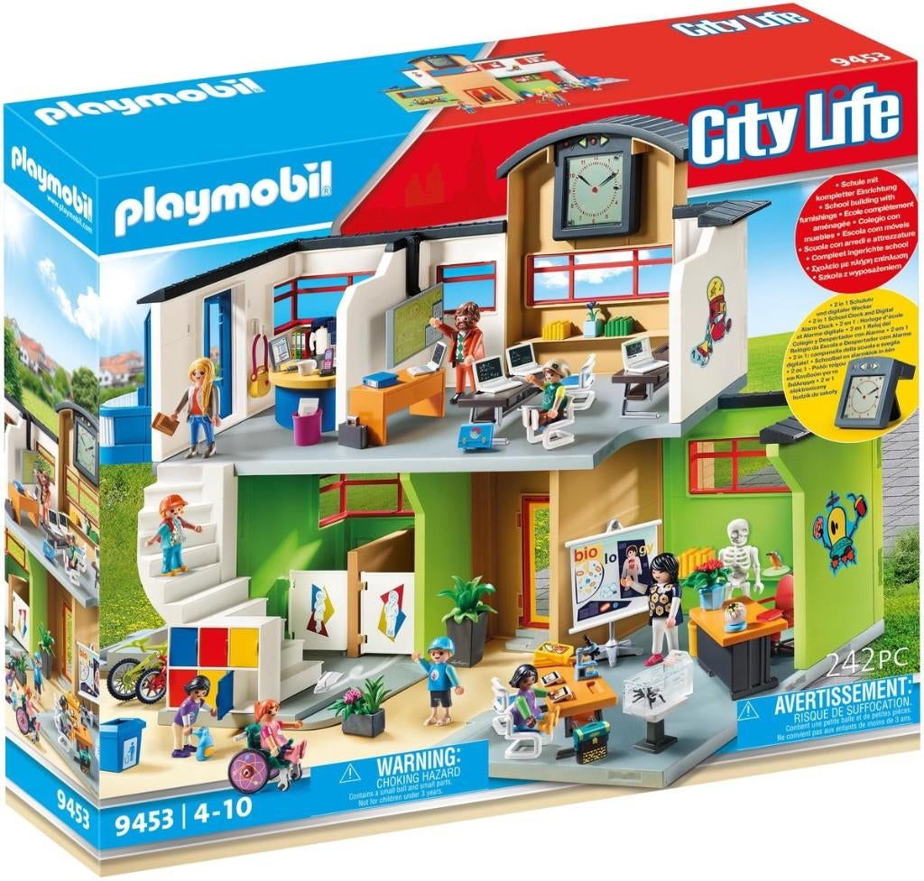 Playmobil School 9453, Kinderen en Baby's, Ophalen of Verzenden, Zo goed als nieuw, Complete set