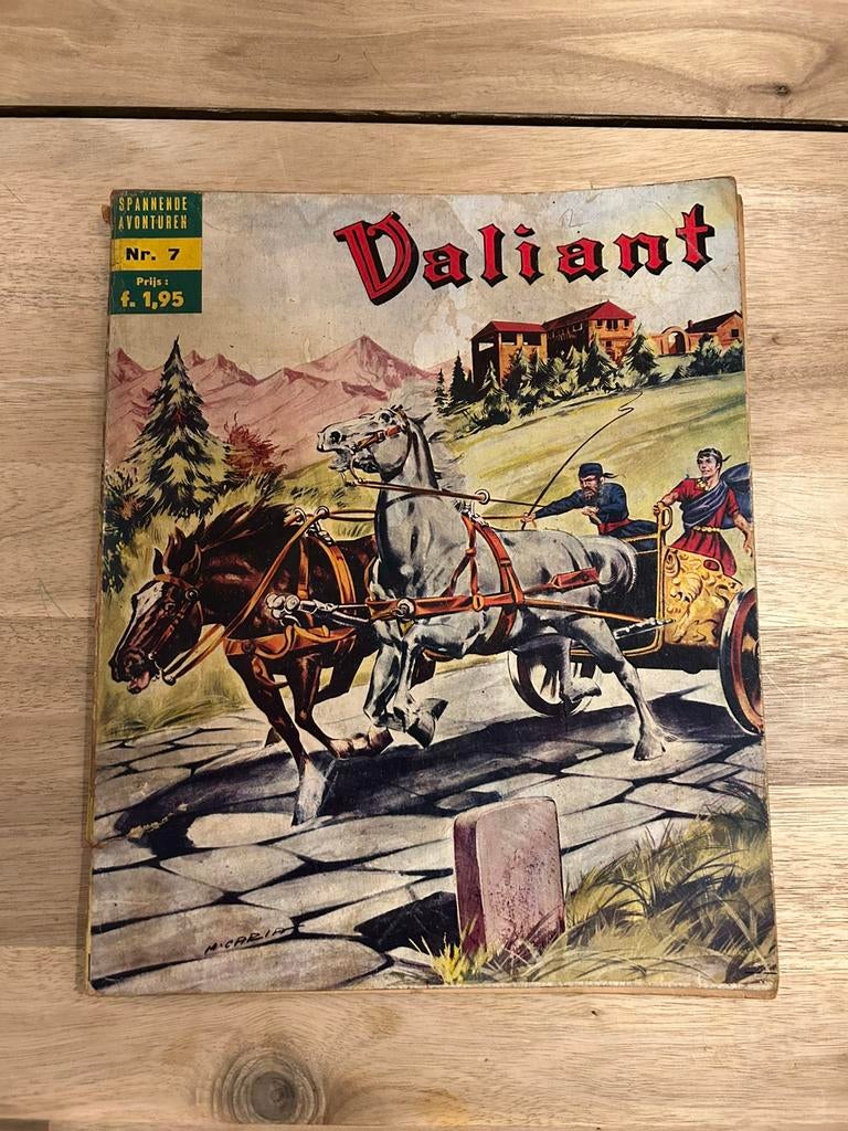 Valiant - deel 7, Une BD, Enlèvement, Utilisé