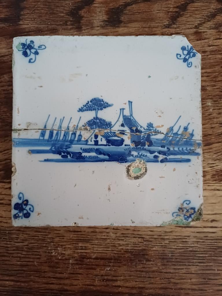 Carreaux bleus anciens de Delft - XVIIe et XVIIIe siècles (2, Enlèvement ou Envoi