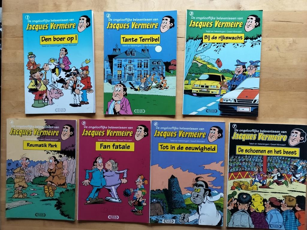 Strips Jacques Vermeire, Boeken, Stripverhalen, Ophalen of Verzenden