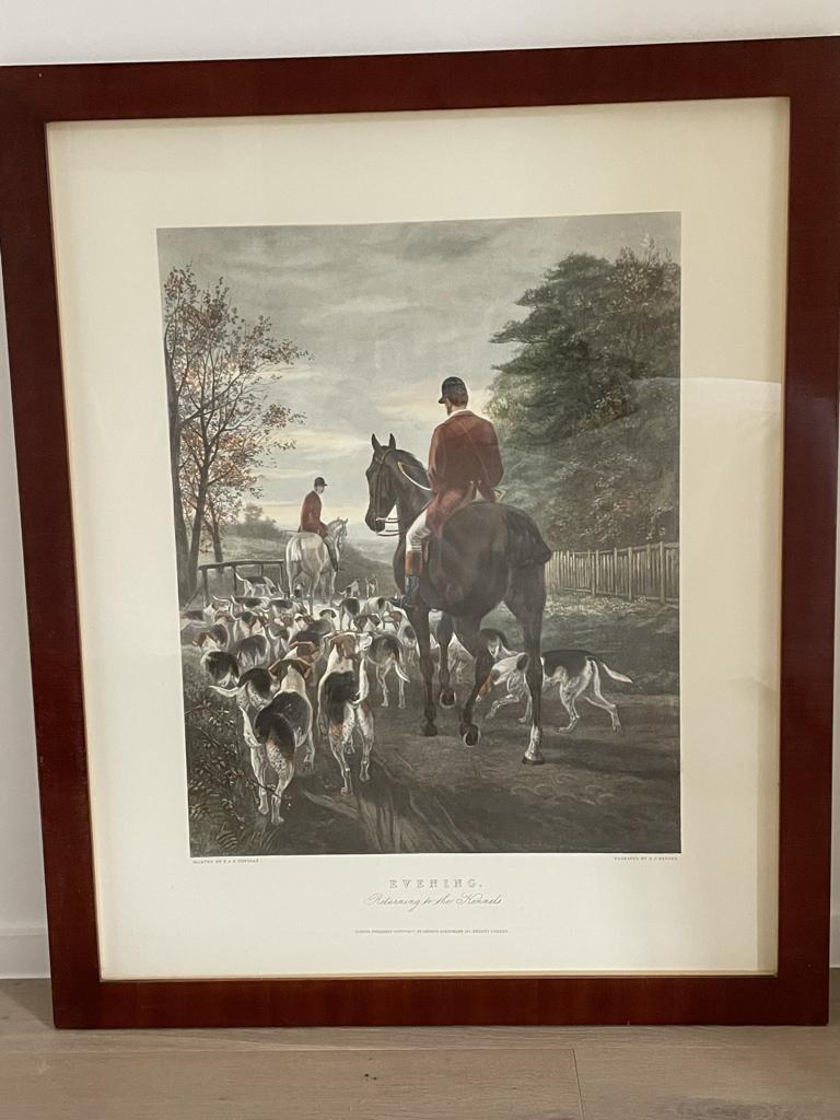 Kader Engels jachttafereel, Ophalen, Overige materialen, Gebruikt, 75 cm of meer