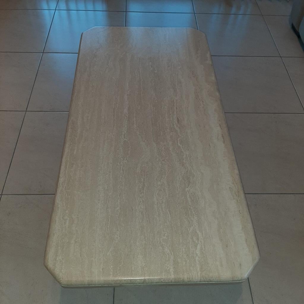 Table basse TRAVERTIN, Maison & Meubles, Tables | Tables de salon, Enlèvement