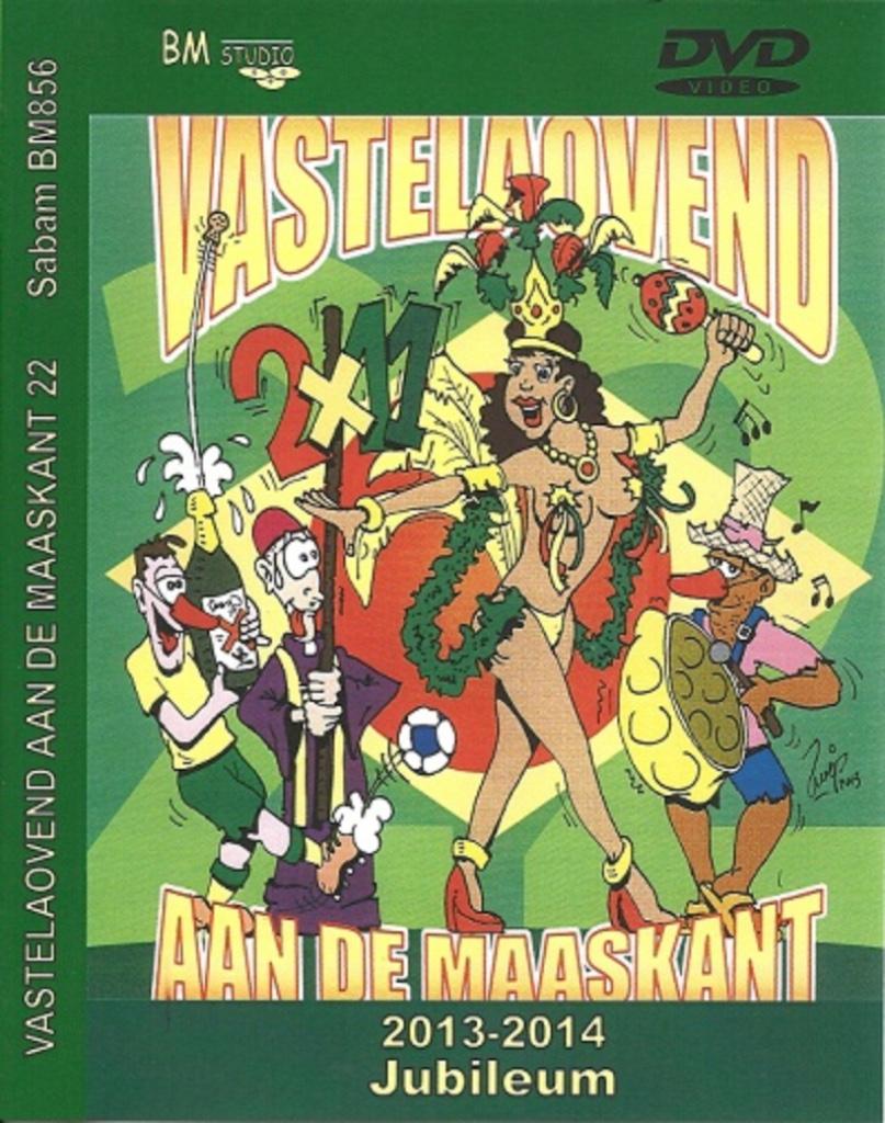 Vastelaovend aan de Maaskant Nr. 22 2013-2014, Cd's en Dvd's, Dvd's | Muziek en Concerten, Alle leeftijden, Ophalen of Verzenden