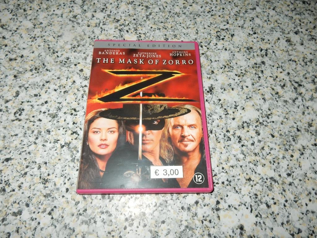nr.1926- Dvd: the mask of zorro - actie, À partir de 12 ans, Enlèvement ou Envoi, Action
