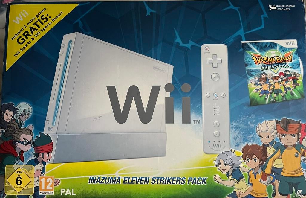 Nintendo Wii-console (originele verpakking) + 12 games, Games en Spelcomputers, Spelcomputers | Nintendo Wii, Ophalen, Met 3 controllers of meer