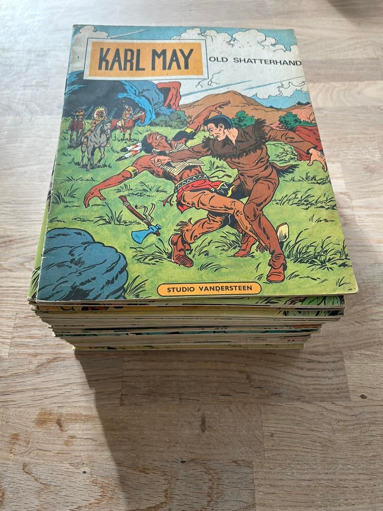 Karl May strips bundel, Meerdere stripboeken, Ophalen, Gelezen