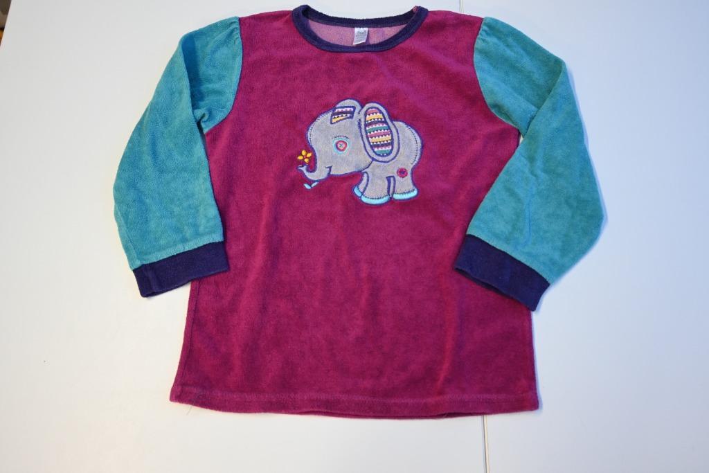 Warme pyjama met olifant - Nonito kids - maat 128, Enlèvement ou Envoi, Vêtements de nuit ou Sous-vêtements, Utilisé, Fille