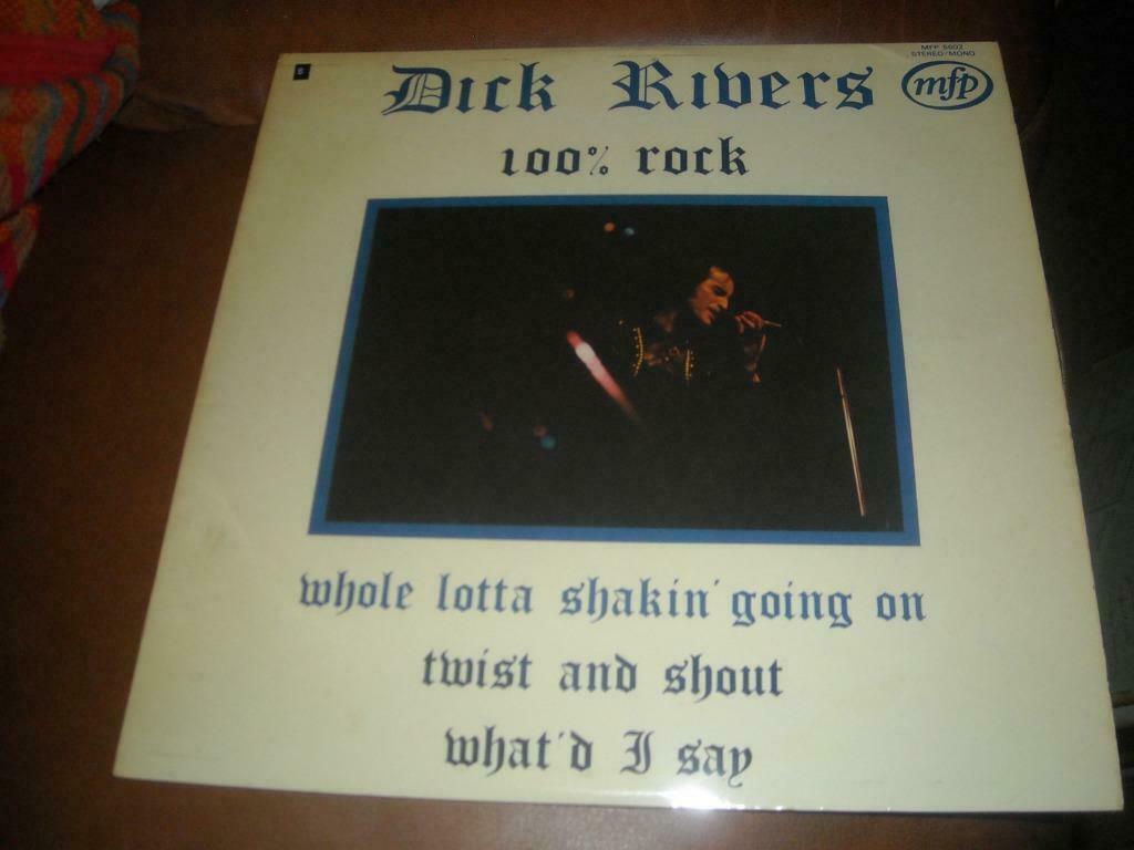 LP Dick Rivers : 100 % rock, Enlèvement ou Envoi