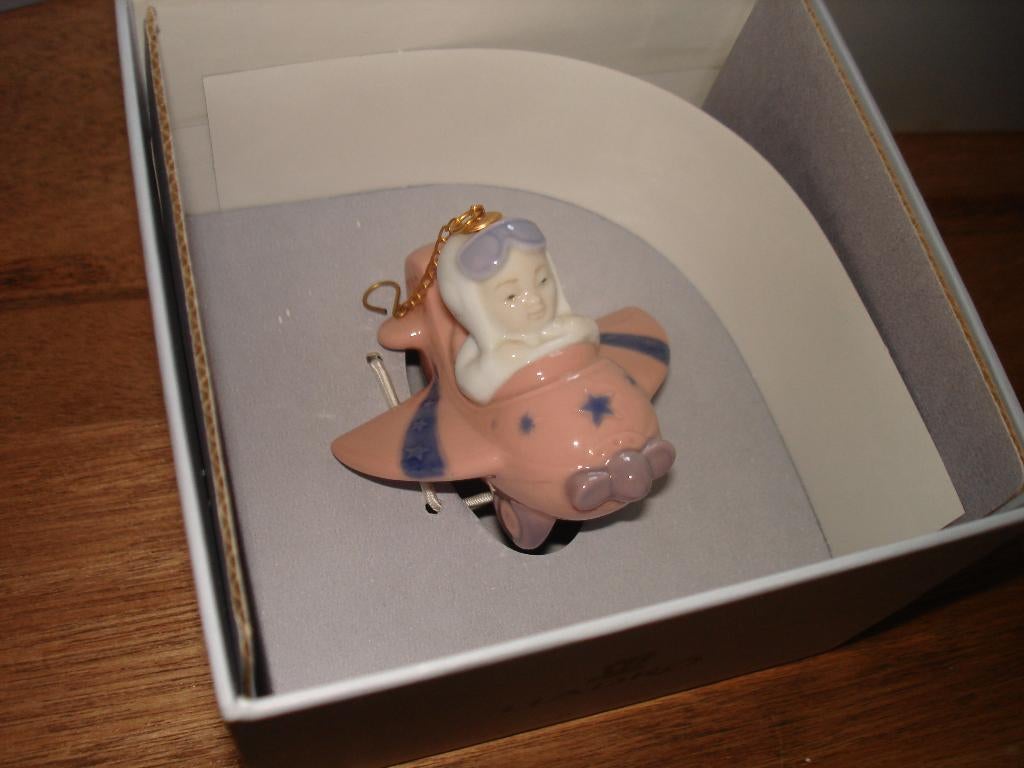 LLADRO  ORNAMENT " vliegtuig ", Antiek en Kunst, Ophalen of Verzenden