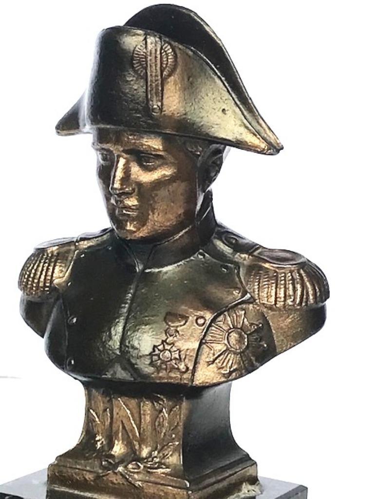 Buste en bronze de Napoléon sur socle en marbre ✨😎💑🤗👌, Antiquités & Art, Enlèvement ou Envoi, Bronze