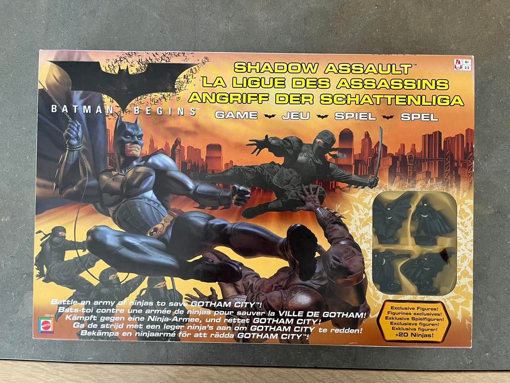 Bordspel Batman Begins Shadow Assault, Vijf spelers of meer, Ophalen of Verzenden, Zo goed als nieuw, Mattel games