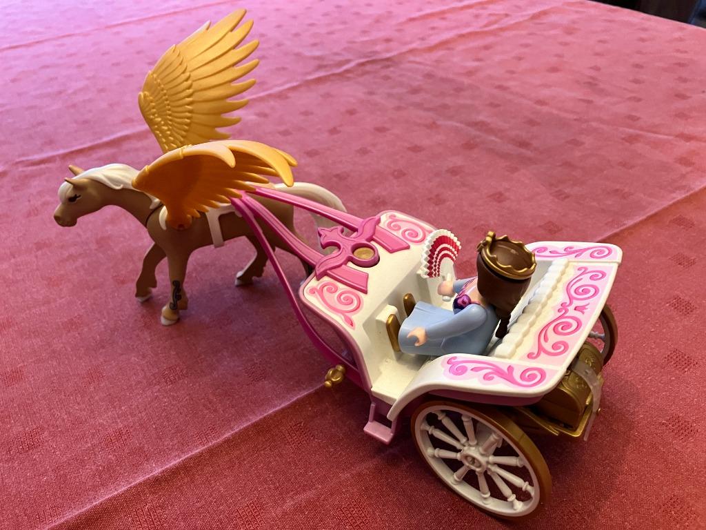 PLAYMOBIL Pegasuspaard met Koets - 5143, Ophalen of Verzenden, Zo goed als nieuw, Complete set