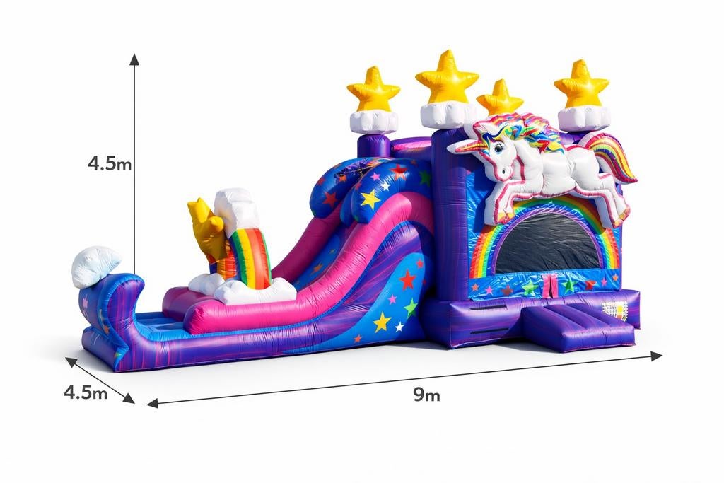 Nieuw springkasteel unicorn, Enlèvement