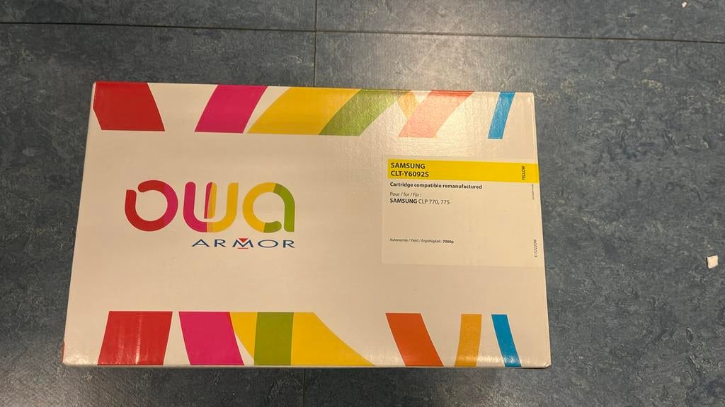 Cartouche toner samsung clt y6092s Armor K15722OW, Enlèvement ou Envoi, Comme neuf, Toner, Armor