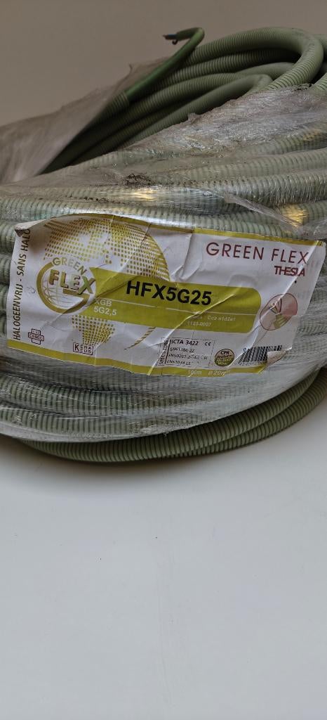 Elektriciteit | FLEX rollen draad en kabel (restrollen), Doe-het-zelf en Bouw, Ophalen, Nieuw, Kabel of Snoer