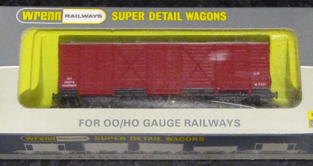 Wrenn fruit transport wagon W4305X - schaal OO / HO, Hobby & Loisirs créatifs, Enlèvement, Comme neuf, Wagon, Autres marques