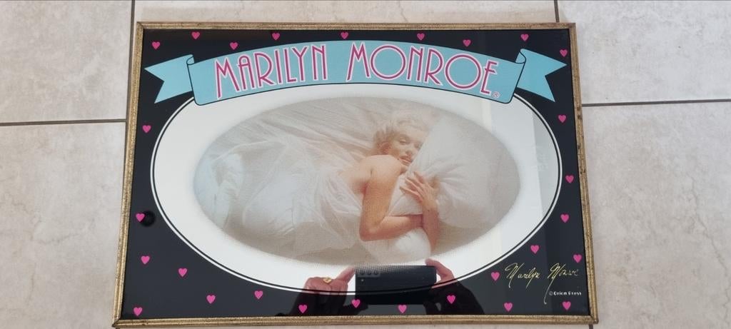 Vintage Marilyn Monroe fotospiegel uit de jaren 80, Ophalen, Zo goed als nieuw