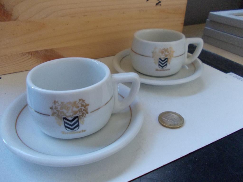 Rombouts koffietasjes mini, Huis en Inrichting, Ophalen of Verzenden, Zo goed als nieuw, Overige stijlen, Kop(pen) en/of Schotel(s)