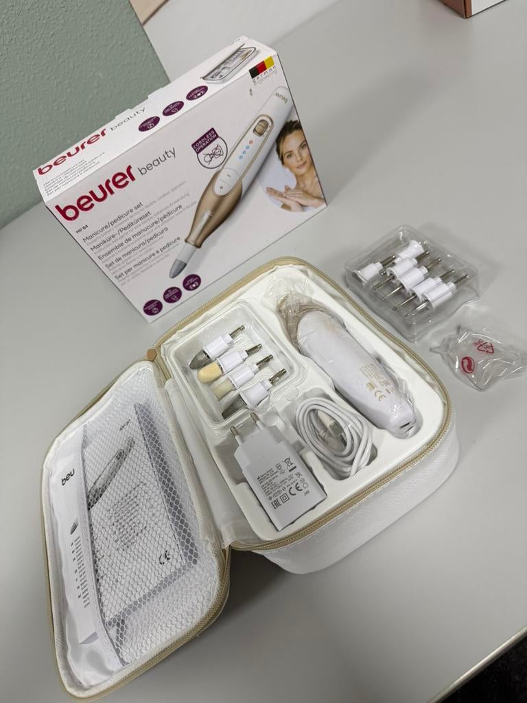Beurer MP 64 Elektrische Manicure & Pedicure Set nagelvijl, Ophalen of Verzenden, Nieuw, Hand- en Voetverzorging