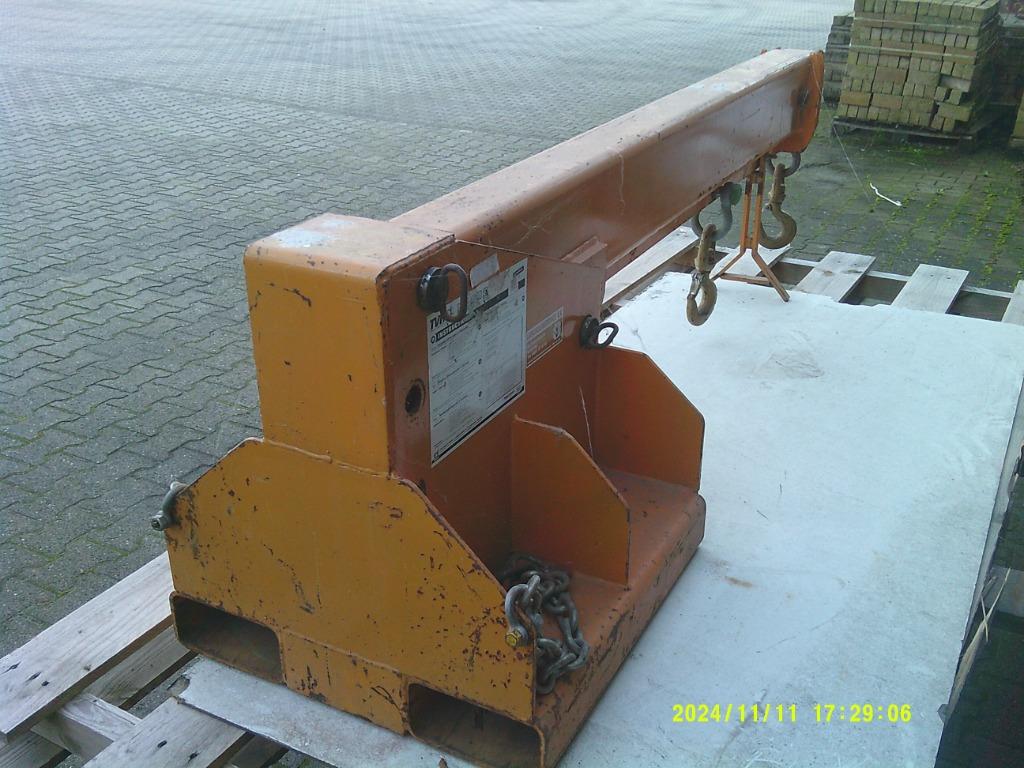 Hijsbalk voor heftruck, Jip, Hijsbalk, Ophalen