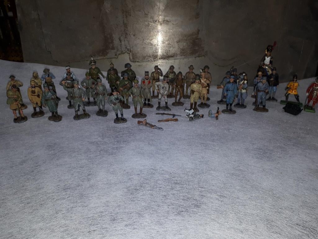 tinnen soldaatjes vintage verzamelen AFGEPRIJSD, Ophalen of Verzenden