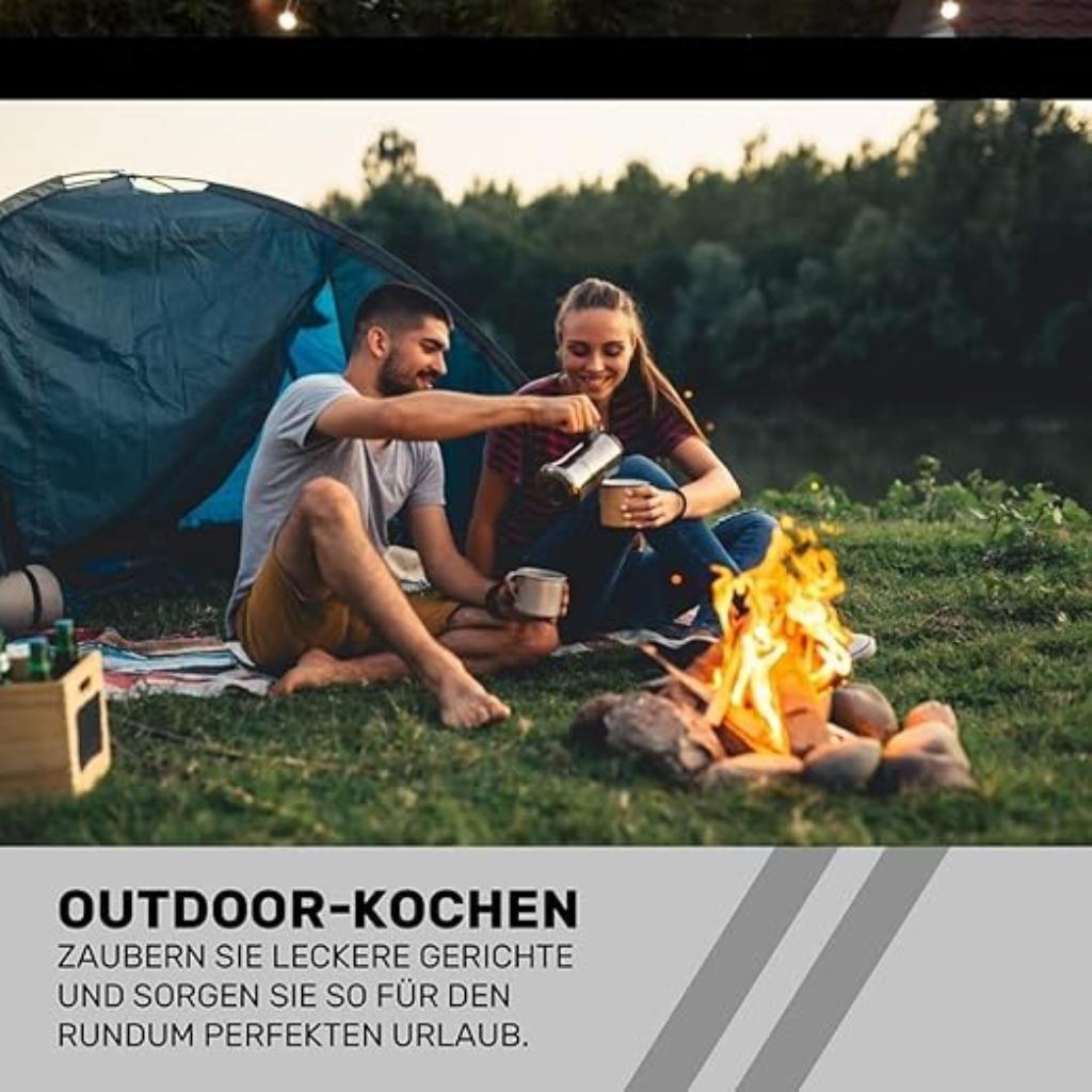 Camping gasfornuis met 4 gaspatronen | Nieuw, -, Verzenden, Sena, -