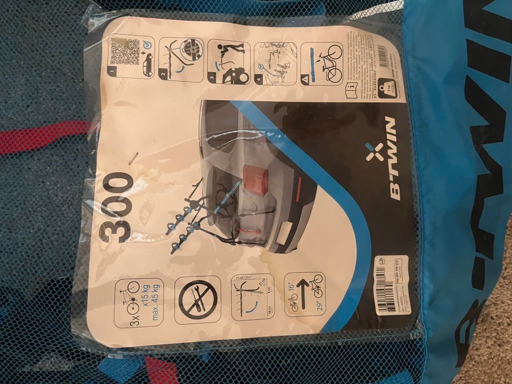 Fietsendrager koffer Decathlon, Ophalen of Verzenden, Zo goed als nieuw
