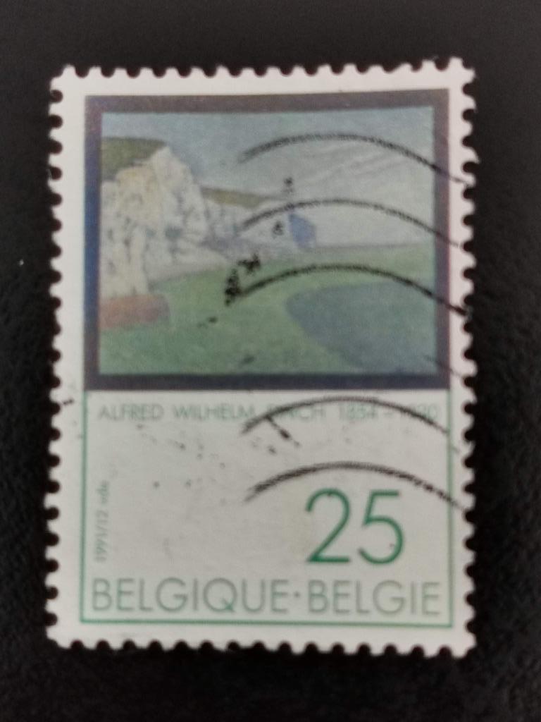 Belgie 1991 - kunst - Alfred Wilhelm FInch, Ophalen of Verzenden, Gestempeld, Kunst
