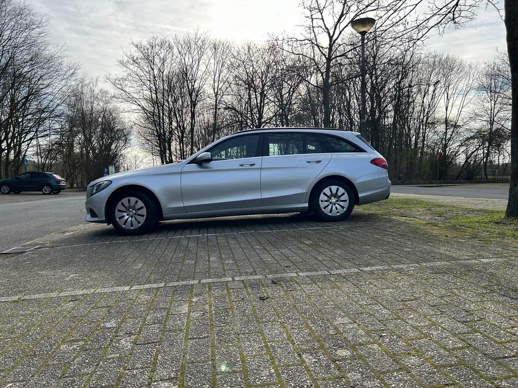 Mercedes c-klasse c180  2015 manueel, Argent ou Gris, Achat, Euro 6, Carnet d'entretien