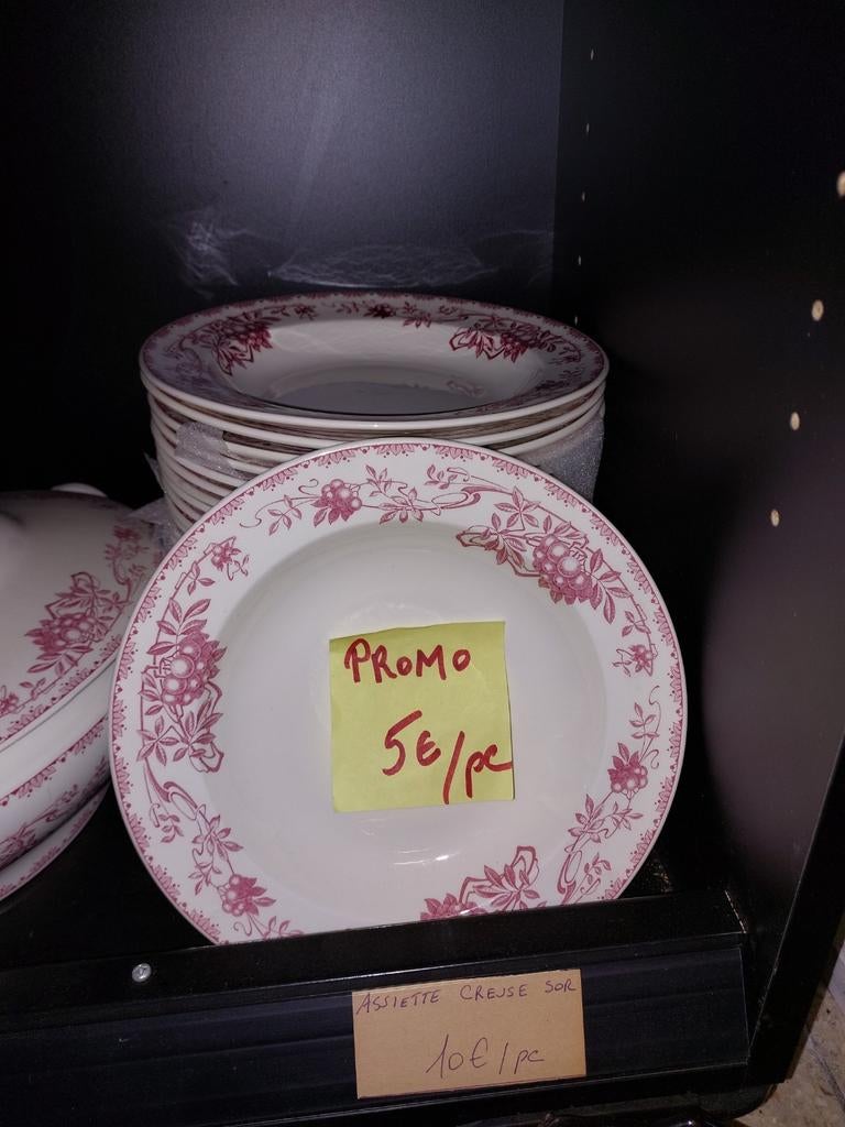 5€/pièce * Assiettes creuses Royal Boch Sorbier rouge 23 cm, Ophalen of Verzenden, Nieuw