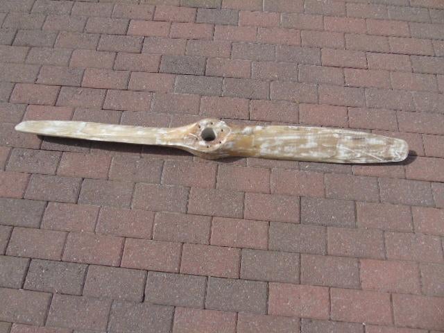 XXL-vliegtuigpropeller, plat natuurlijk hout, aluminium naaf, Ophalen of Verzenden, Nieuw