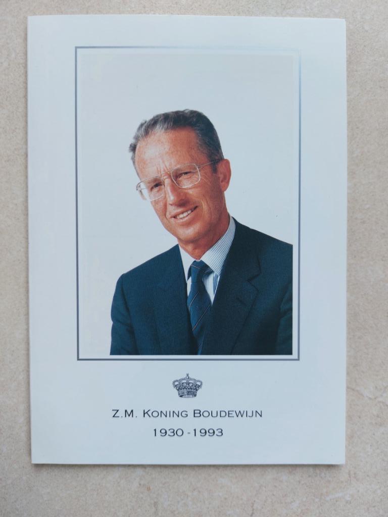bidprentje Koning Boudewijn, Verzenden, Bidprentje