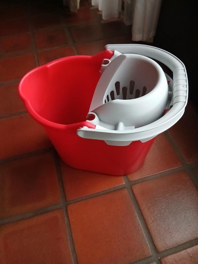 Schoonmaak emmer met wringer, Ophalen of Verzenden