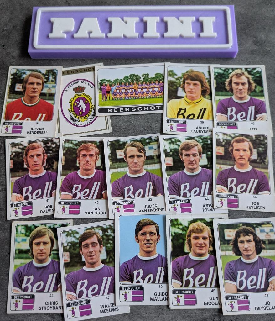 PANINI FOOTBALL 1973/74 BEERSCHOT 15X STICKERS 1973, Verzenden