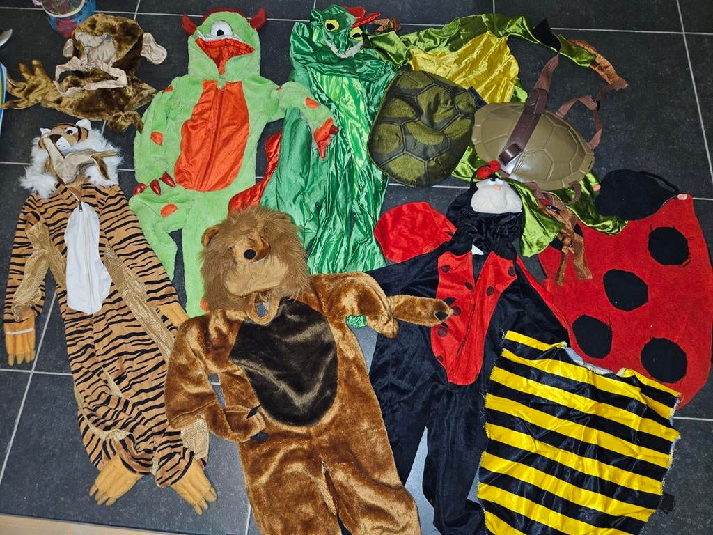 Verkleedkledij kinderen, Ophalen