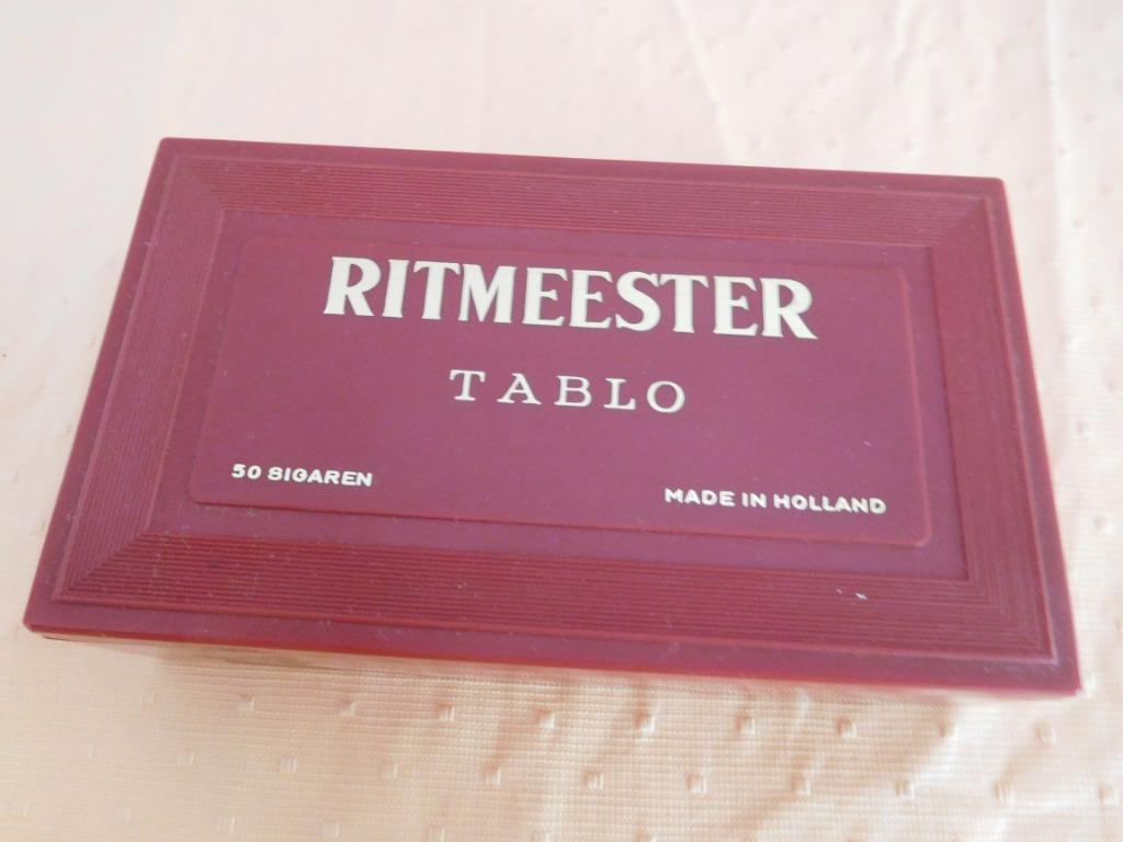 Ritmeester Tablo sigarenkistje, Verzamelen, Ophalen of Verzenden, Zo goed als nieuw, Luciferdoosjes of -merken
