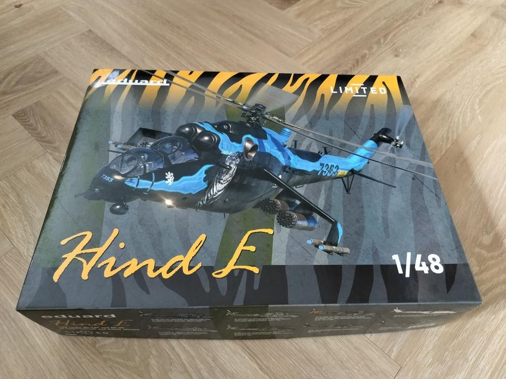 Eduard Limited MI-24 Hind E 1:48, Overige merken, Helikopter, Nieuw, Ophalen of Verzenden