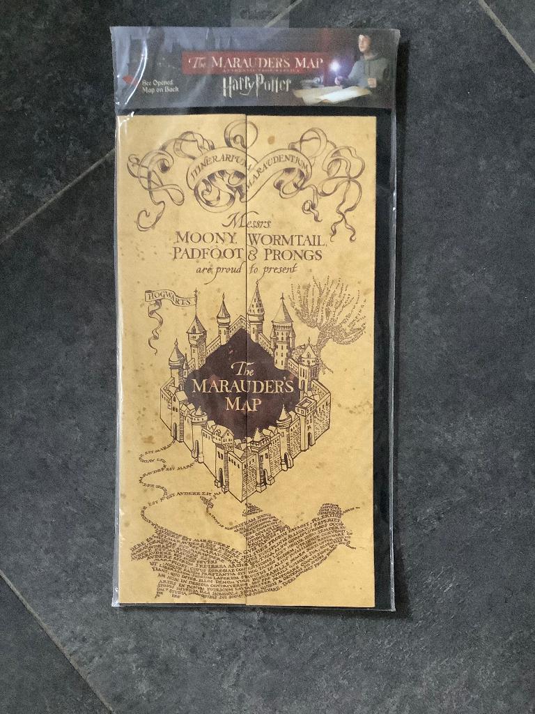 Carte du maraudeur édition noble collection, Collections, Harry Potter, Enlèvement ou Envoi, Neuf, Autres types