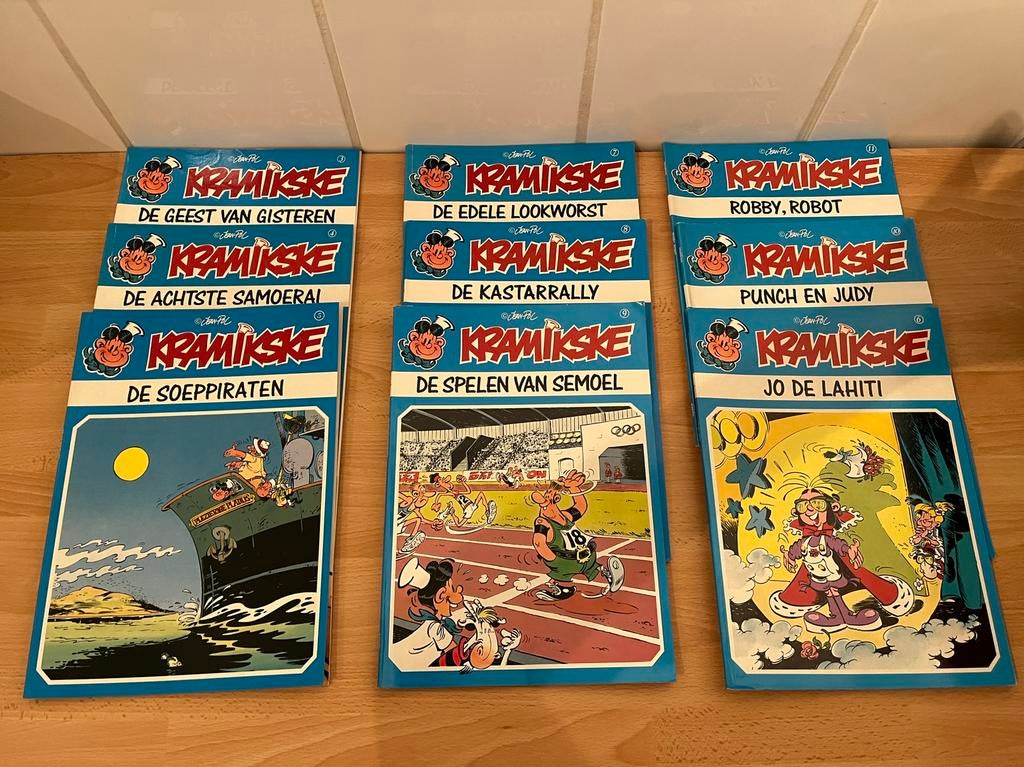 Pakket stripverhalen Kramikske  (10stuks 30€)📚📚📚, Meerdere stripboeken, Ophalen, Gelezen, Jean-Pol