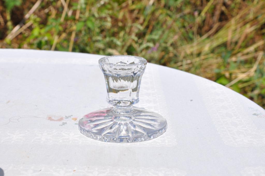 bougeoir en cristal sudety, Enlèvement ou Envoi, Cristal