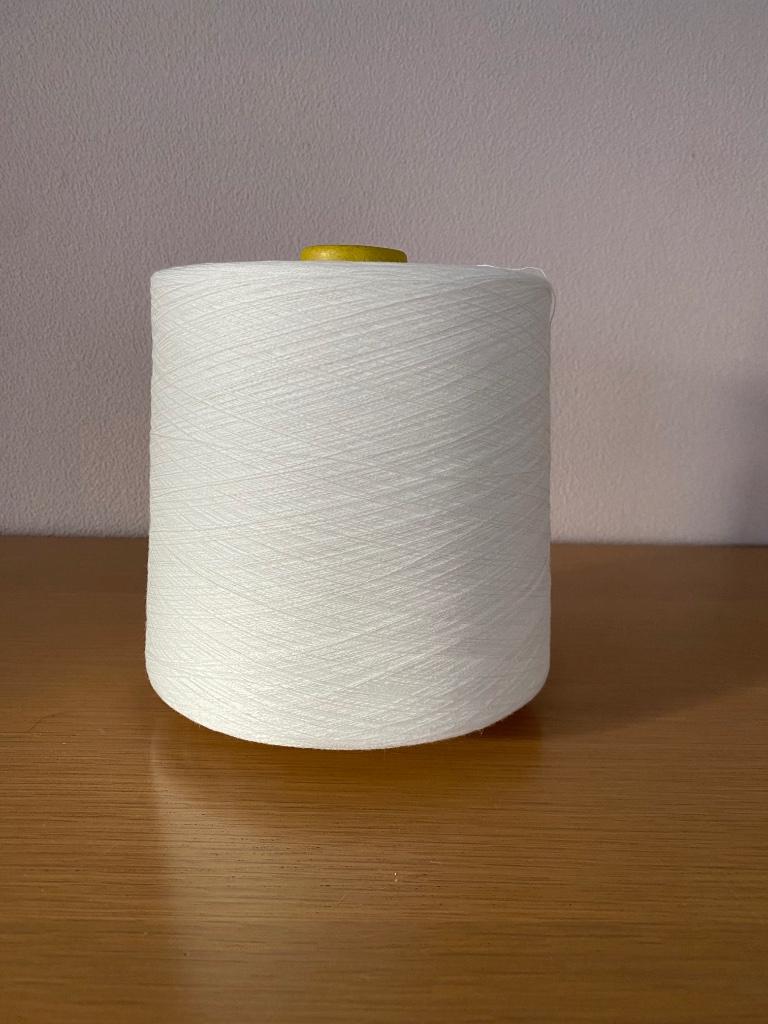 1 bobijn wit wol, Enlèvement, Comme neuf, Tricot, Laine ou Fils