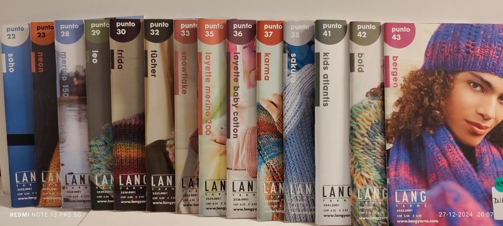 Breiboeken.: Punto - LANG yarns. NIEUW., Hobby en Vrije tijd, Ophalen, Nieuw