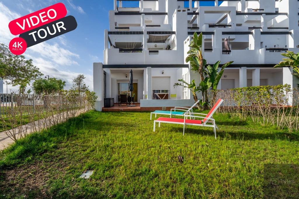 Gelijkvloers met 2 slaapkamers en tuin op Las Terrazas!, Las Terrazas Golf Resort, Spanje, 2 kamers, Appartement
