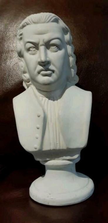 Buste J.S .Bach, hoogte 24 cm, Ophalen of Verzenden