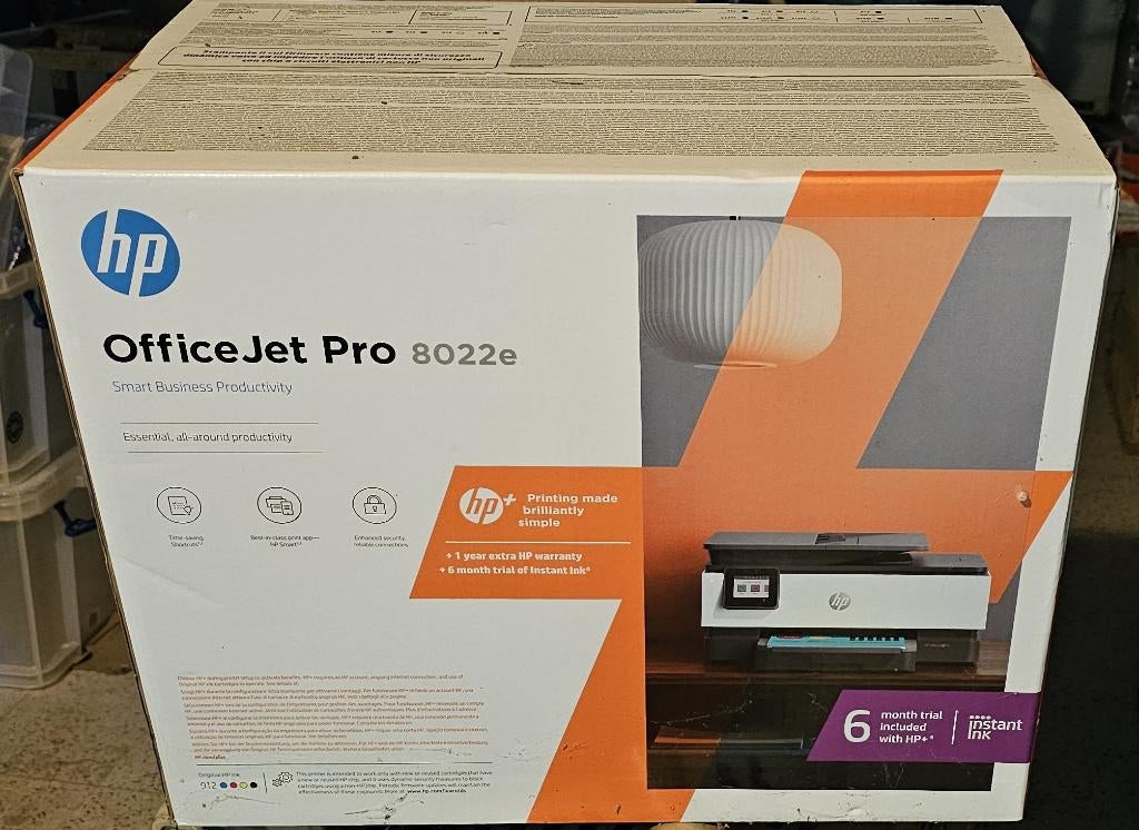 HP Printer OfficeJet Pro 8022e: nieuw!, Computers en Software, Printers, Nieuw, Printer, Inkjetprinter, Faxen, Kleur printen, Kopieren