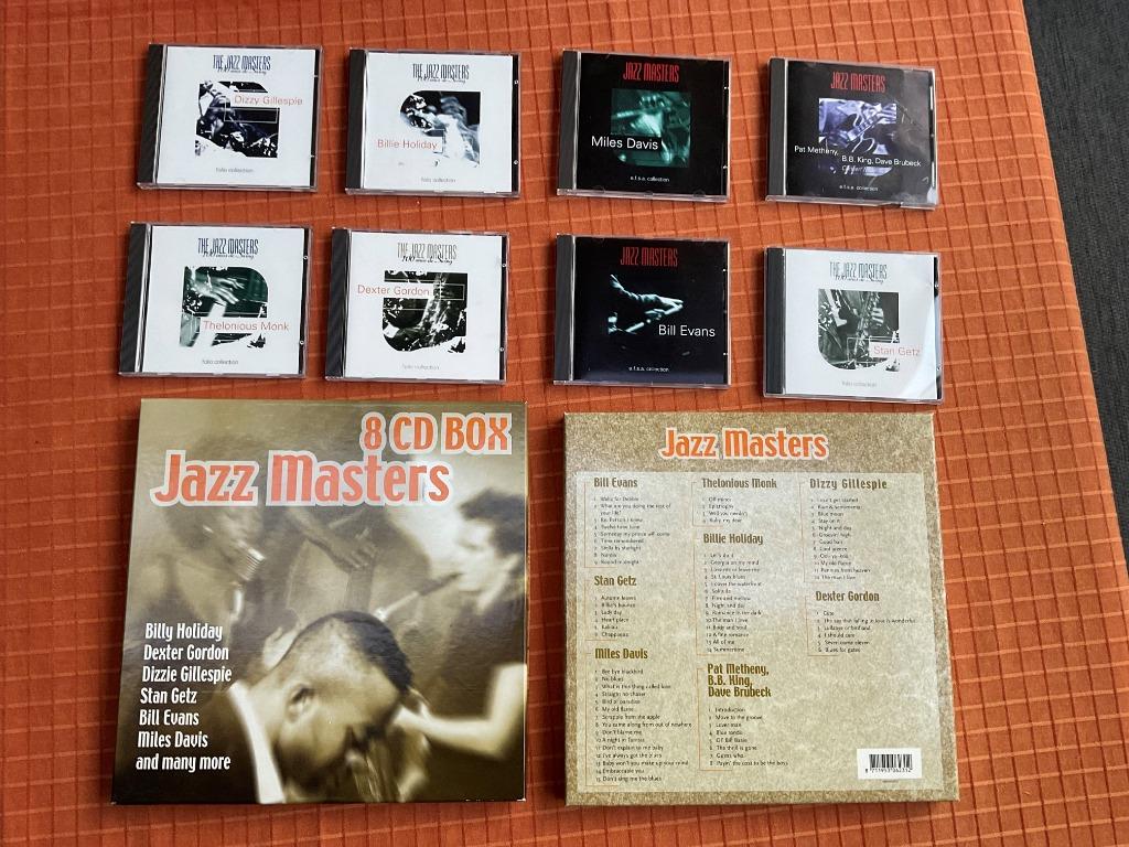 8 CD-BOX JAZZ MASTERS, Ophalen of Verzenden, 1960 tot 1980, Zo goed als nieuw, Jazz