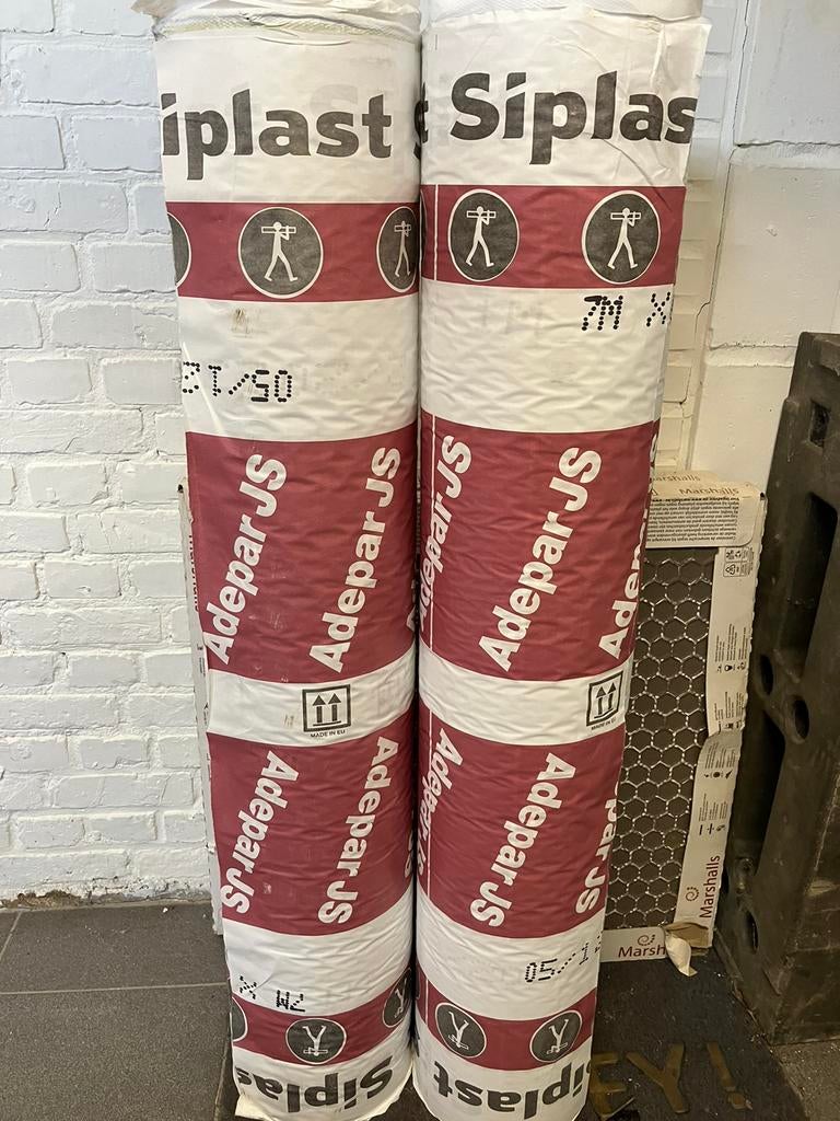 Onderlaag roofing adeplast 2 volledige rollen (nieuw), Ophalen, Overige materialen, Zwart, Overige typen