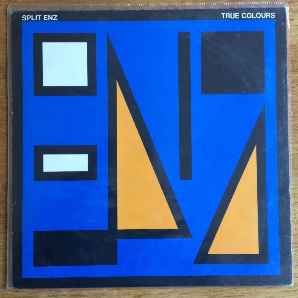 Split Enz True Colours gravure holographique LP édition spéc, Enlèvement ou Envoi, Comme neuf