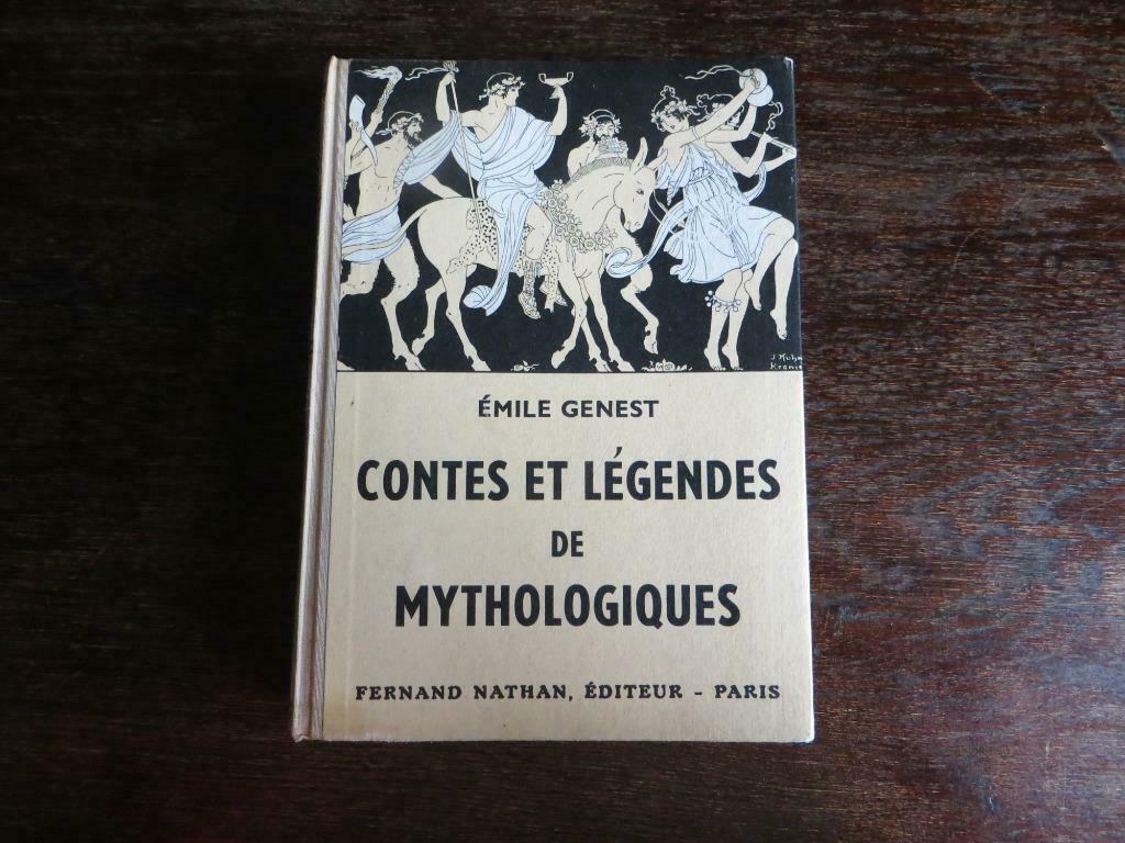 CONTES ET LEGENDES DE MYTHOLGIQUES par Emile Genest 1949, Livres, Autres régions, Enlèvement ou Envoi, EMILE GENEST, 14e siècle ou avant
